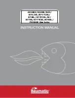 Предварительный просмотр 1 страницы Baumatic B26SS Instruction Manual