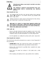 Предварительный просмотр 23 страницы Baumatic B26SS Instruction Manual