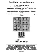 Предварительный просмотр 2 страницы Baumatic B46SS Instruction Manual