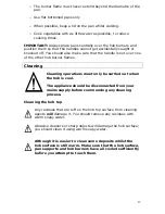 Предварительный просмотр 17 страницы Baumatic B46SS Instruction Manual