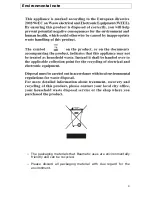 Предварительный просмотр 4 страницы Baumatic B485SS Instruction Manual