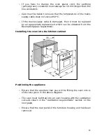 Предварительный просмотр 24 страницы Baumatic B485SS Instruction Manual