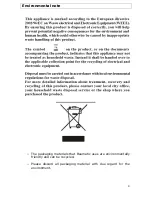 Предварительный просмотр 4 страницы Baumatic B501.1BS Instruction Manual