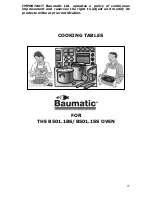 Предварительный просмотр 27 страницы Baumatic B501.1BS Instruction Manual