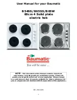 Предварительный просмотр 2 страницы Baumatic B54SS Instruction Manual