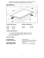 Предварительный просмотр 8 страницы Baumatic B54SS Instruction Manual