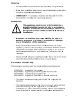 Preview for 8 page of Baumatic B602.1 Instruction Manual