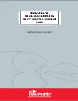 Предварительный просмотр 1 страницы Baumatic B602.1BL Instruction Manual