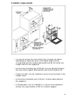 Предварительный просмотр 25 страницы Baumatic B602.1BL Instruction Manual