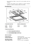 Предварительный просмотр 8 страницы Baumatic B65.5SS Instruction Manual