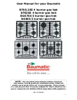 Preview for 2 page of Baumatic B68SS Instruction Manual