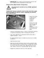 Предварительный просмотр 25 страницы Baumatic B68TCSS Instruction Manual