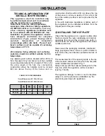 Предварительный просмотр 7 страницы Baumatic B6FS User Manual