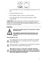 Preview for 17 page of Baumatic B70.1BL Instruction Manual