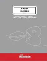 Baumatic B906SS Instruction Manual preview