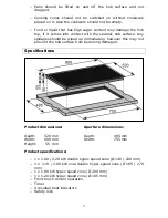 Предварительный просмотр 9 страницы Baumatic BACE9004 User Manual