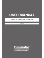 Baumatic BAF90EG User Manual предпросмотр