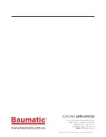 Preview for 27 page of Baumatic BAF90EG User Manual