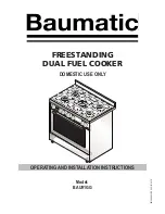 Предварительный просмотр 1 страницы Baumatic BAU91GG Operating And Installation Instructions