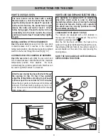 Предварительный просмотр 9 страницы Baumatic BAU91GG Operating And Installation Instructions