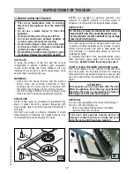 Предварительный просмотр 12 страницы Baumatic BAU91GG Operating And Installation Instructions