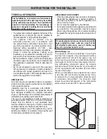 Предварительный просмотр 15 страницы Baumatic BAU91GG Operating And Installation Instructions