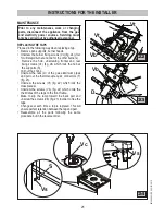 Предварительный просмотр 21 страницы Baumatic BAU91GG Operating And Installation Instructions