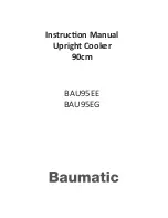 Preview for 1 page of Baumatic BAU95EE Instruction Manual