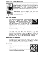 Preview for 5 page of Baumatic BBC460SS Instruction Manual