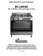 Предварительный просмотр 2 страницы Baumatic BC190SS Instruction Manual