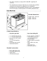 Предварительный просмотр 9 страницы Baumatic BC190SS Instruction Manual