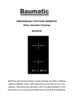 Baumatic BC30ITB User Manual preview