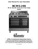 Предварительный просмотр 2 страницы Baumatic BC392.2SS Instruction Manual