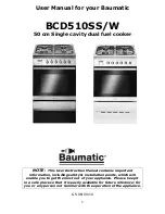 Предварительный просмотр 2 страницы Baumatic BCD510SS/W Instruction Manual