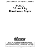 Preview for 2 page of Baumatic BCD70 Instruction Manual