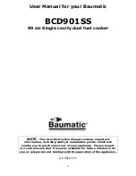 Preview for 2 page of Baumatic BCD901SS Instruction Manual