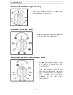 Preview for 11 page of Baumatic BCE1020SS Instruction Manual