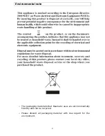 Preview for 4 page of Baumatic BCE1025SS Instruction Manual