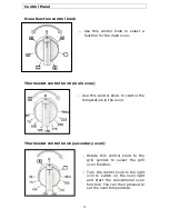 Preview for 11 page of Baumatic BCE1025SS Instruction Manual