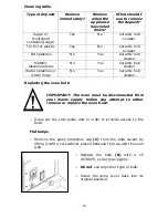 Preview for 26 page of Baumatic BCE1025SS Instruction Manual