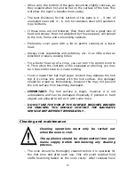 Preview for 18 page of Baumatic BCE512SS/W User Manual