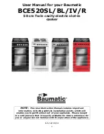 Preview for 2 page of Baumatic BCE520BL Instruction Manual