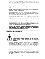 Preview for 19 page of Baumatic BCE520BL Instruction Manual