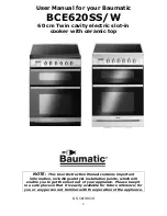 Предварительный просмотр 2 страницы Baumatic BCE620SS Instruction Manual