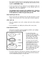 Предварительный просмотр 21 страницы Baumatic BCG620SS Instruction Manual