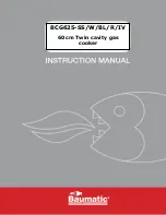 Preview for 1 page of Baumatic BCG625-BL Instruction Manual