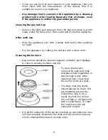 Preview for 21 page of Baumatic BCG920SS Instruction Manual