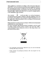 Предварительный просмотр 4 страницы Baumatic BCG925SS User Manual