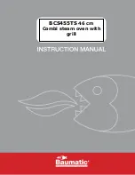 Baumatic BCS455TS Instruction Manual предпросмотр