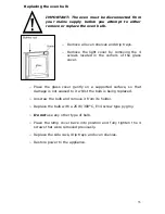 Предварительный просмотр 33 страницы Baumatic BCS455TS Instruction Manual